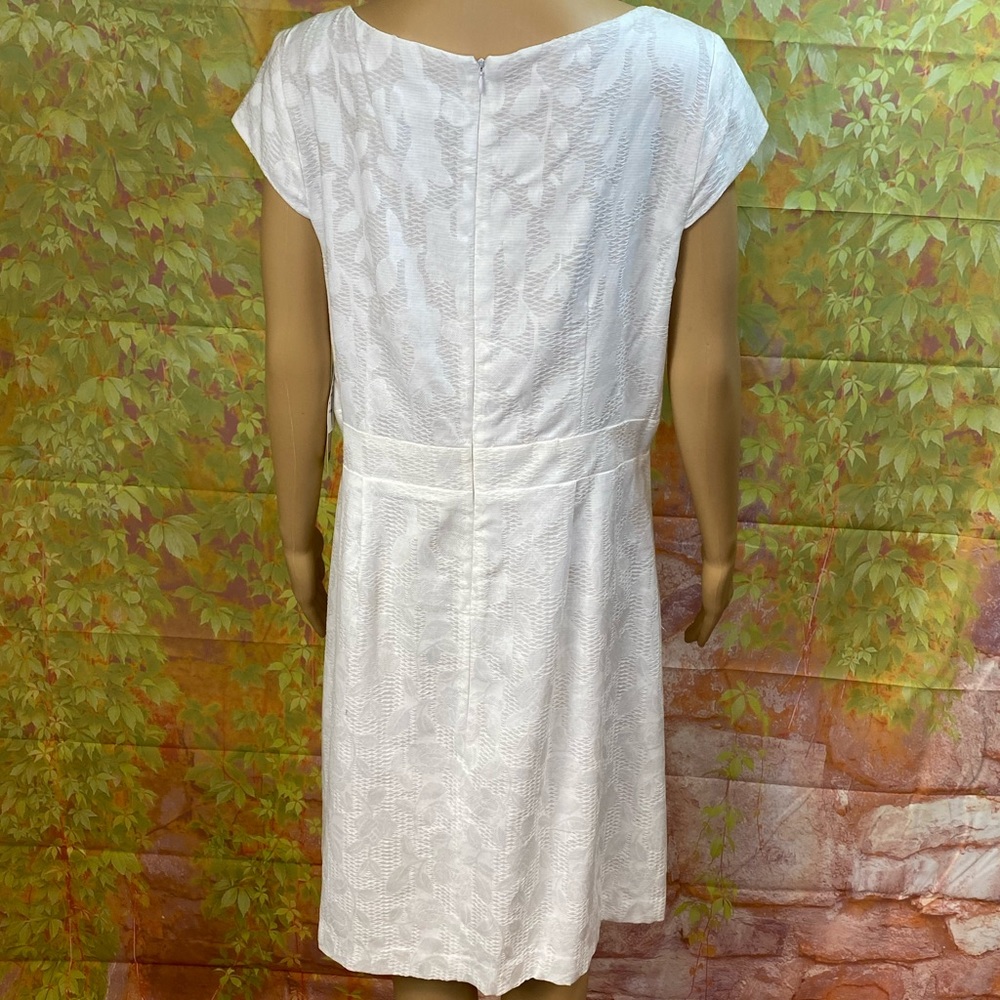 Danny & Nicole Textured Cotton Dress - Picture 5 of 12